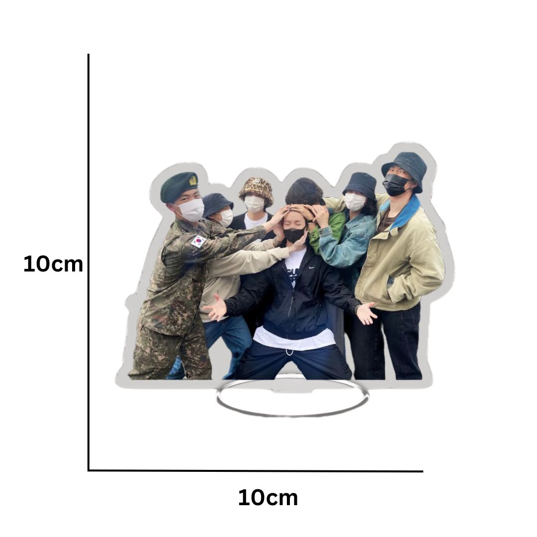 BTS OT7 Military Acrylic Stand Tsuvishop Kpop Shop