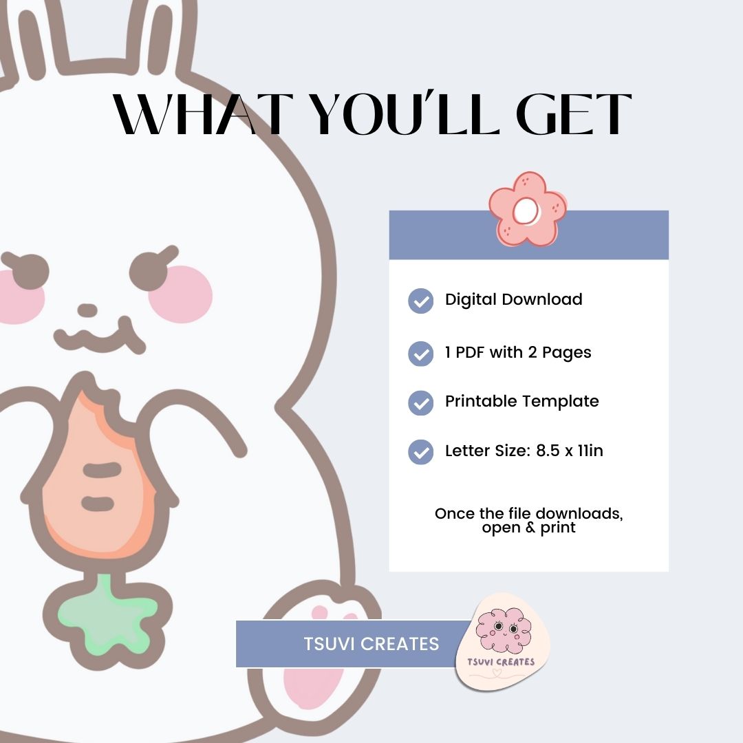 Digital planner template kpop concert check list tsuvishop blog