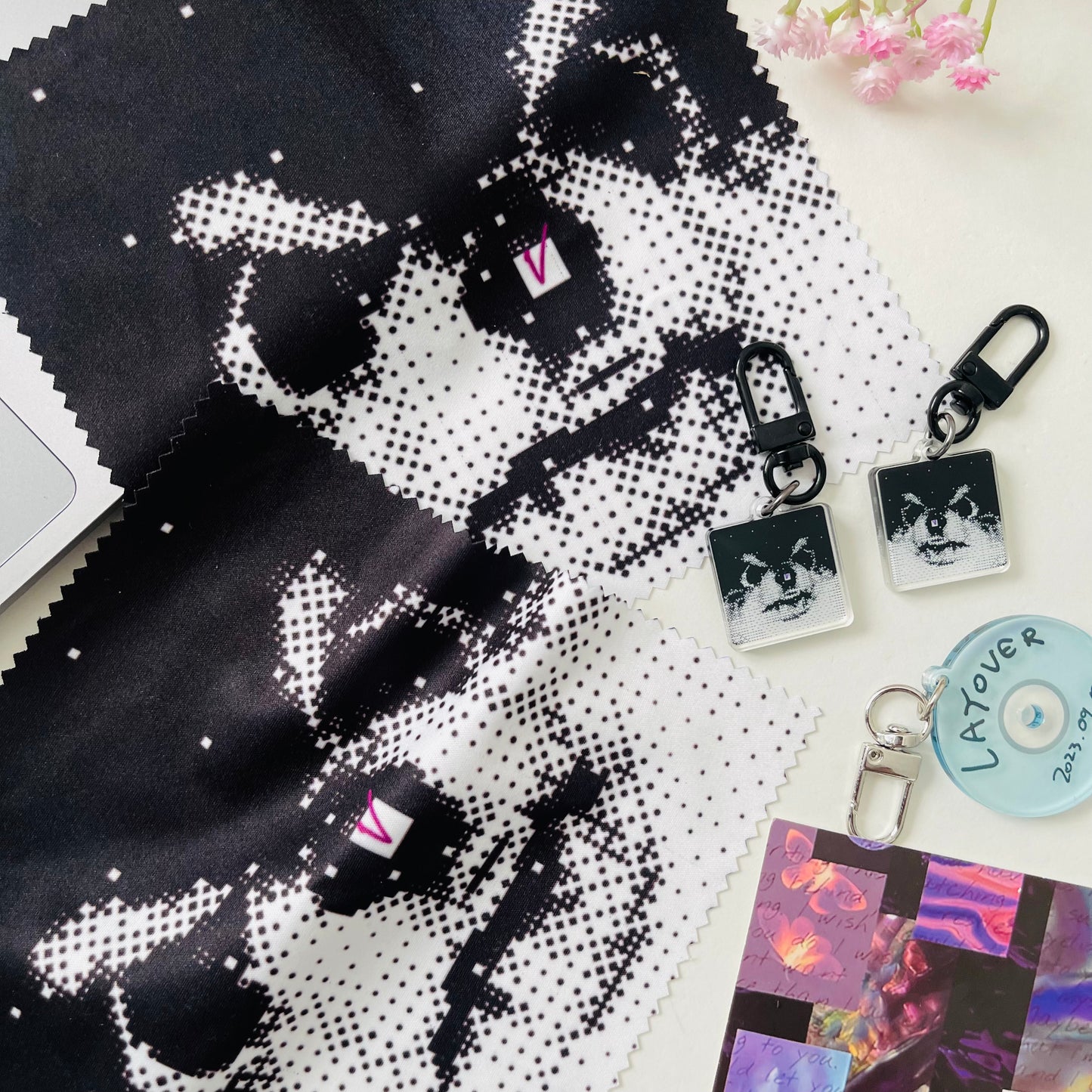 BTS V Layover Microfibre Lens Cleaning Cloth