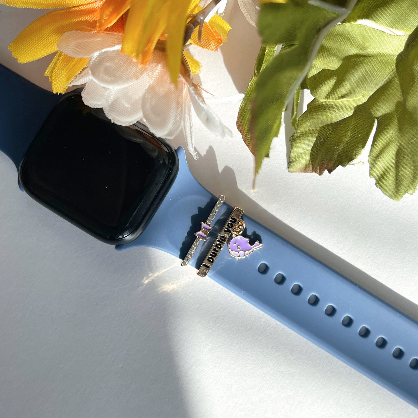 tsuvishop charms bts watch band charms, apple watch band charms