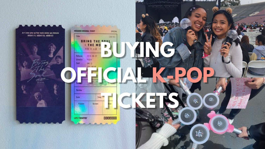 where to buy kpop concert official tickets as a fan