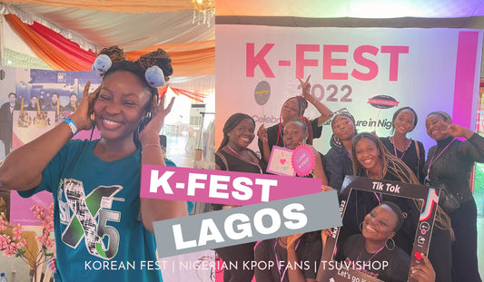 BTS Nigerian K-pop fans at the Korean Fest in Lagos state