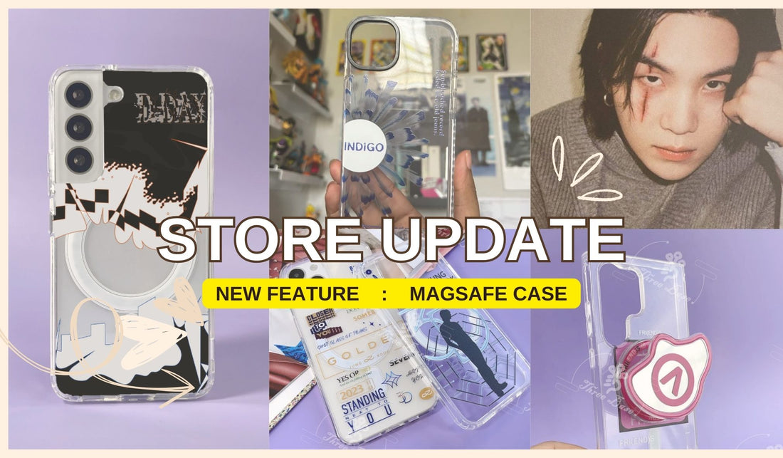 kpop phone case with magsafe accessory