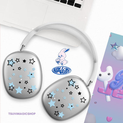 Tsuvishop Y2K Newjeans AirPods Max Silicone Cover, new jeans anti-Scratch ear headphone for tokki Bunnies.