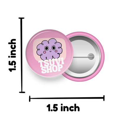 Custom Round Button Pins (1.5” Diameter)