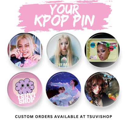 Custom Round Button Pins (1.5” Diameter)