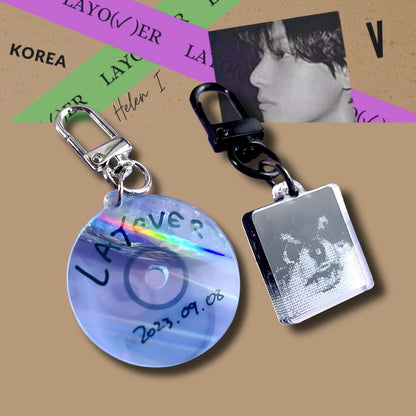 BTS Taehyung Layover Yeontan Keychain Charm