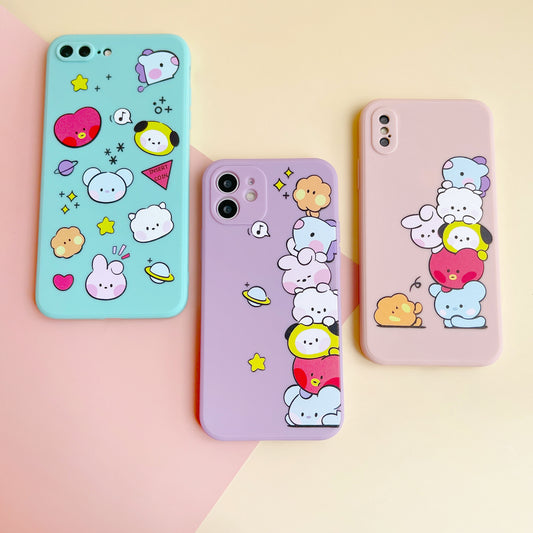 BT21 Silicone Phone Case Tsuvishop K-pop