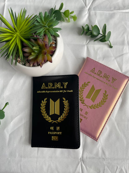BTS ARMY Travel Passport Holder - Tsuvishop kpop shop