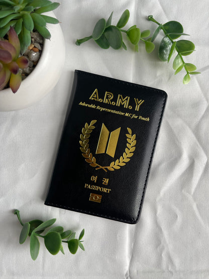 BTS A.R.M.Y Travel Passport Holder - TsuviShop Kpop Nigeria Unitedstates