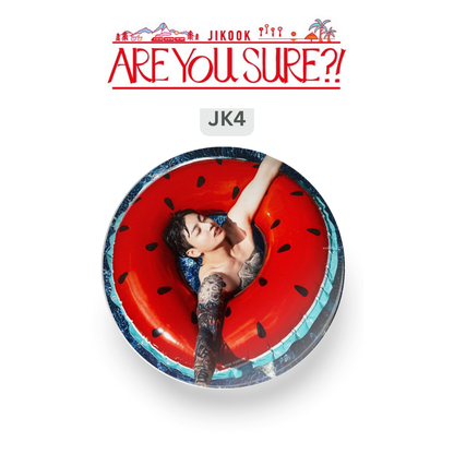 BTS Jimin x Jungkook Are You Sure Button Pin Badge Jikook (1.5" Diameter) Tsuvishop Kpop Store