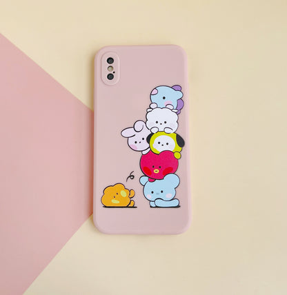 Cute BT21 Phone Case Cover for iPhone & Android