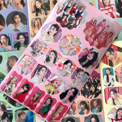 Kpop girl group Twice Sticker Sheet Tsuvishop