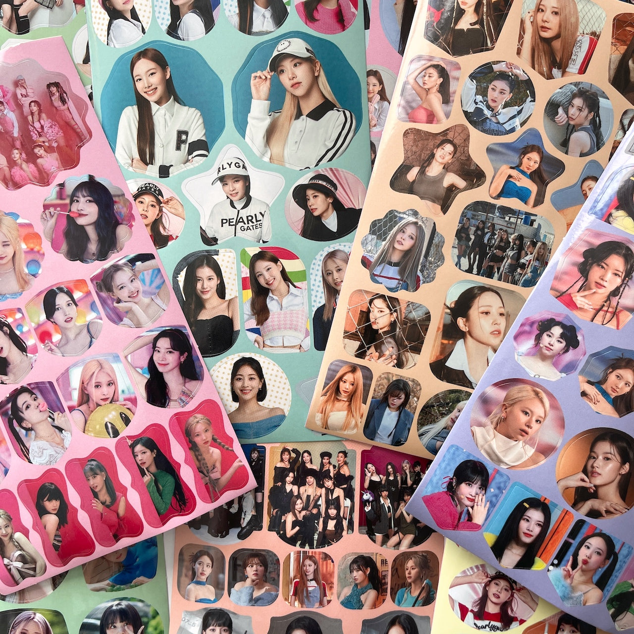 Kpop girl group Twice Sticker Sheet Tsuvishop