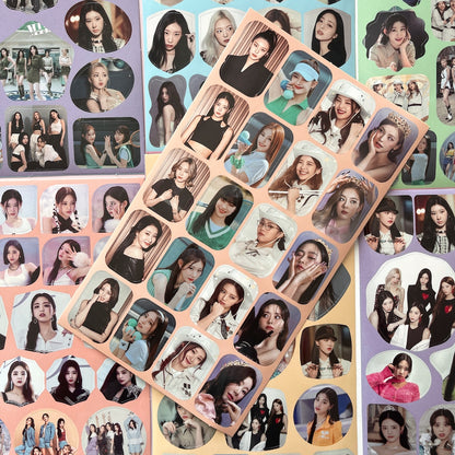 Kpop Itzy Sticker Sheet Glossy Finish