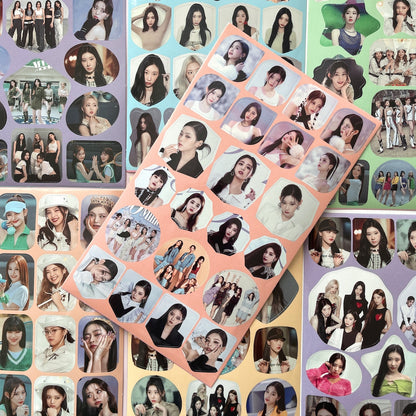 Kpop Itzy Sticker Sheet Glossy Finish