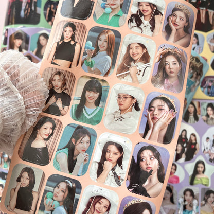 Kpop Itzy Sticker Sheet Glossy Finish