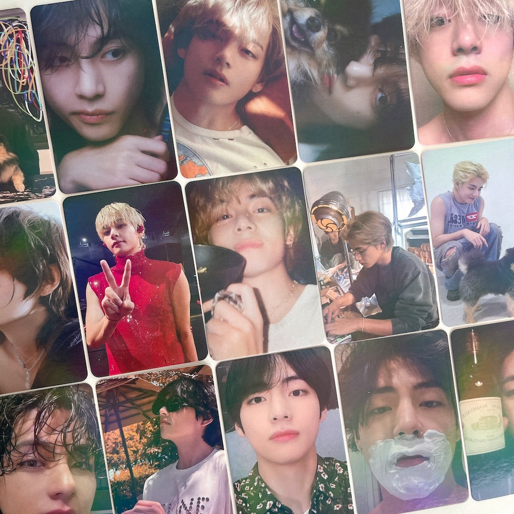 Holographic BTS Taehyung Photocards