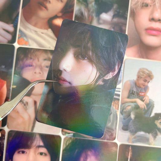 Holographic BTS Taehyung Photocards