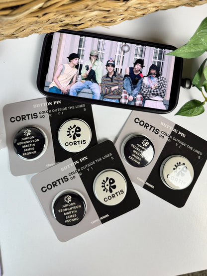 CORTIS Button Pin Badge (1.5" Diameter)