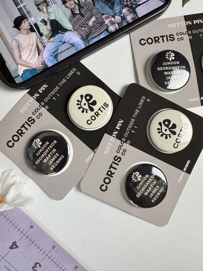 CORTIS Button Pin Badge (1.5" Diameter)