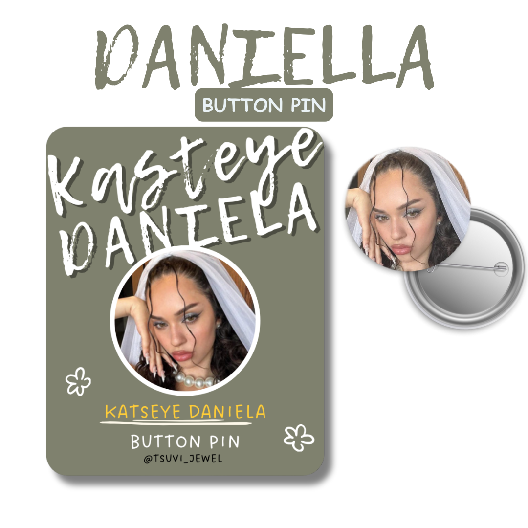 KATSEYE Button Pin Badge: K-Pop Fan Merch, Eyekons (1.5" Diameter)