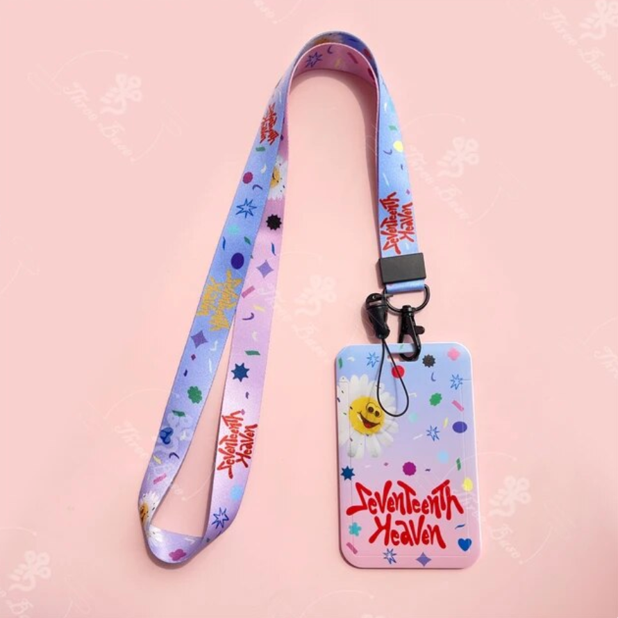 KPOP Seventeen Heaven Card Holder Lanyard