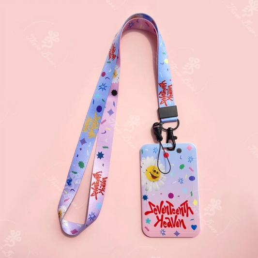 KPOP Seventeen Heaven Card Holder Lanyard