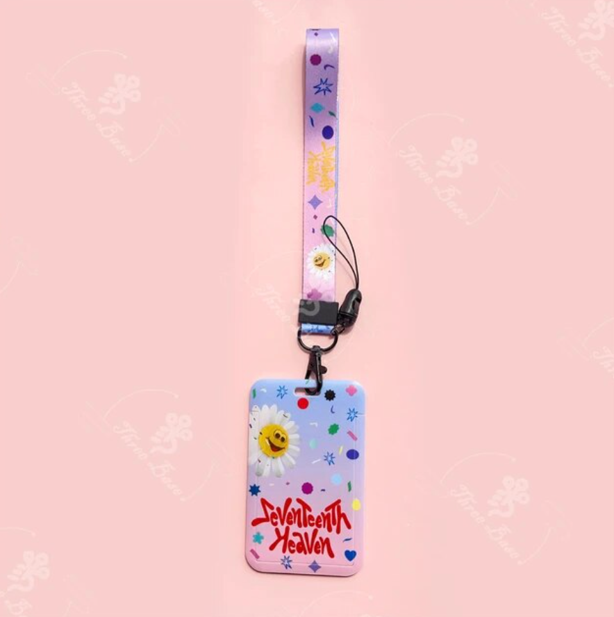 KPOP Seventeen Heaven Card Holder Lanyard