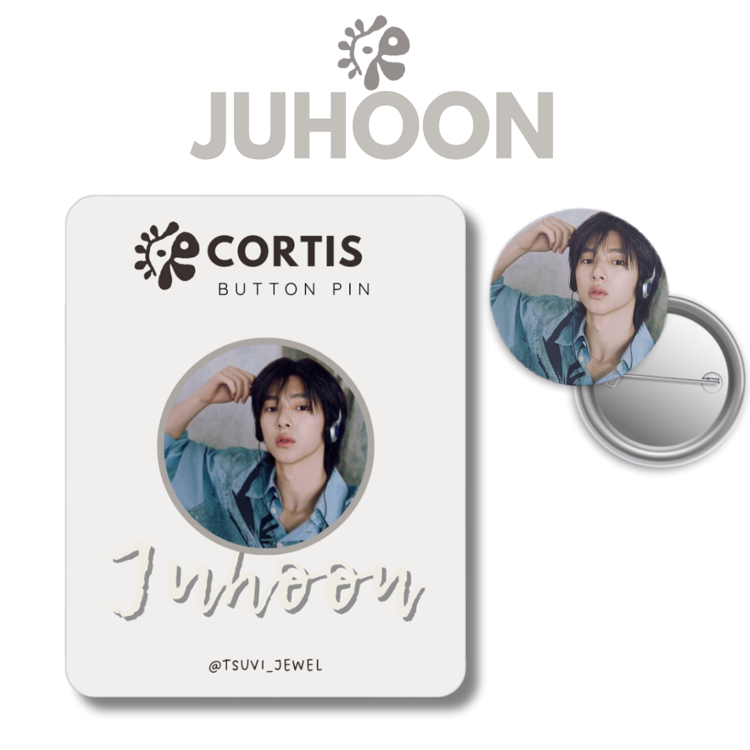 Kpop CORTIS Button Pin Badge: K-Pop Fan Merch, Hybe Boy group Cortis (1.5" Diameter) Tsuvishop Merch