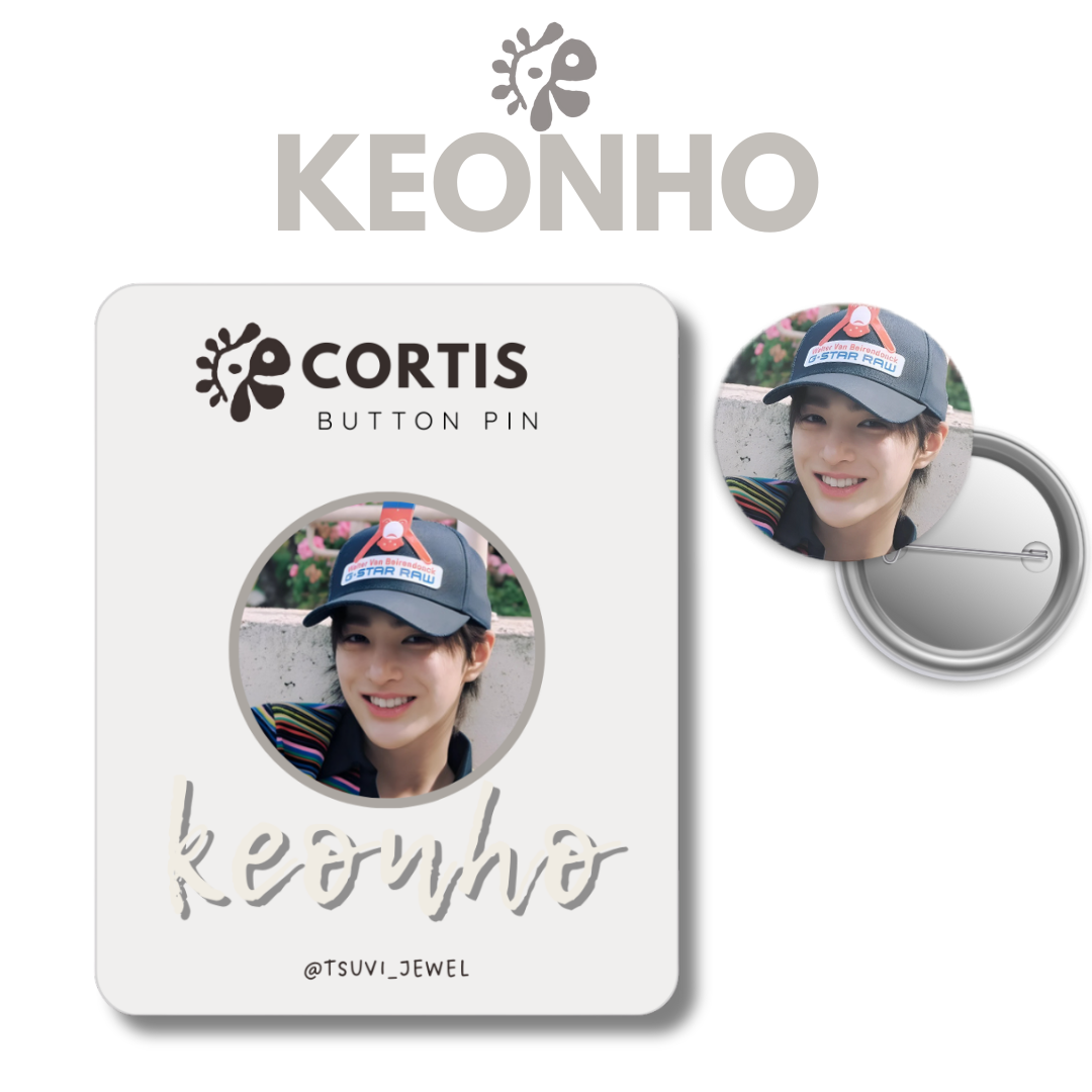 Kpop CORTIS Button Pin Badge: K-Pop Fan Merch, Hybe Boy group Cortis (1.5" Diameter) Tsuvishop Merch