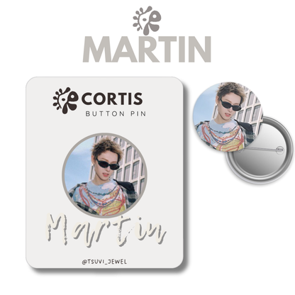 Kpop CORTIS Button Pin Badge: K-Pop Fan Merch, Hybe Boy group Cortis (1.5" Diameter) Tsuvishop Merch