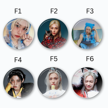 Kpop Stray Kids Felix Cute Button Pin Badge Tsuvishop Kpop badge pin Store 15
