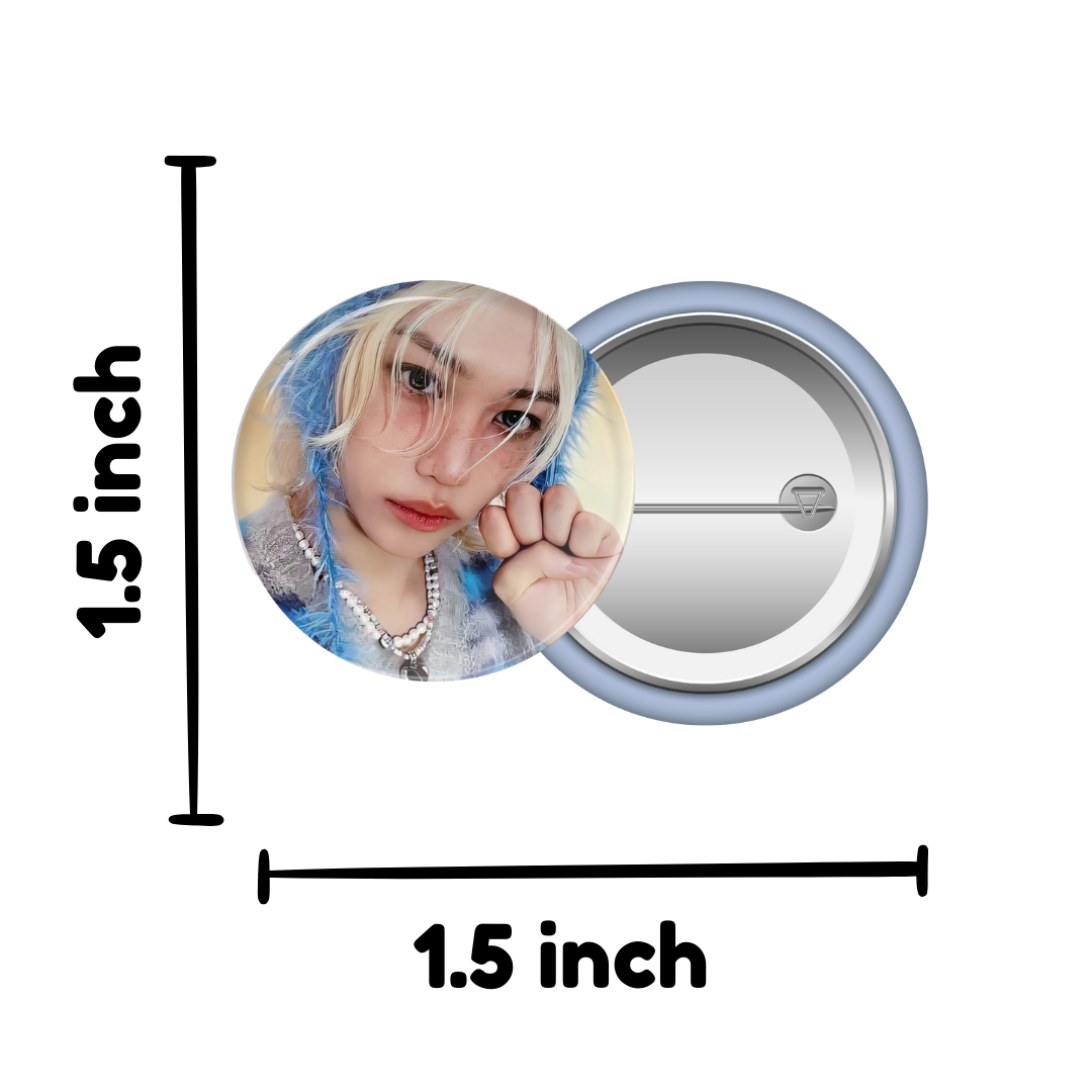 Kpop Stray Kids Felix Cute Button Pin Badge Tsuvishop Kpop badge pin Store 15