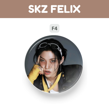 Kpop Stray Kids Felix Cute Button Pin Badge Tsuvishop Kpop badge pin Store