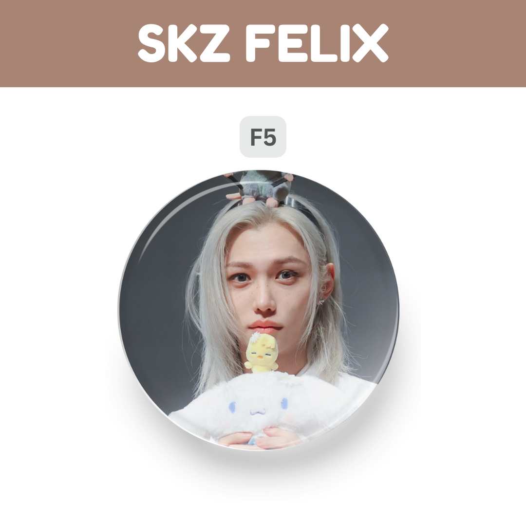 Kpop Stray Kids Felix Cute Button Pin Badge Tsuvishop Kpop badge pin Store