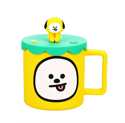 Miniso BT21 Collection Ceramic Cup with Silicone Lid (425mL)(CHIMMY)