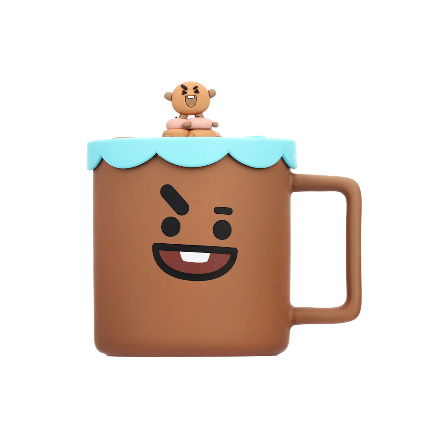 Miniso BT21 Collection Ceramic Cup with Silicone Lid (425mL)(SHOOKY)