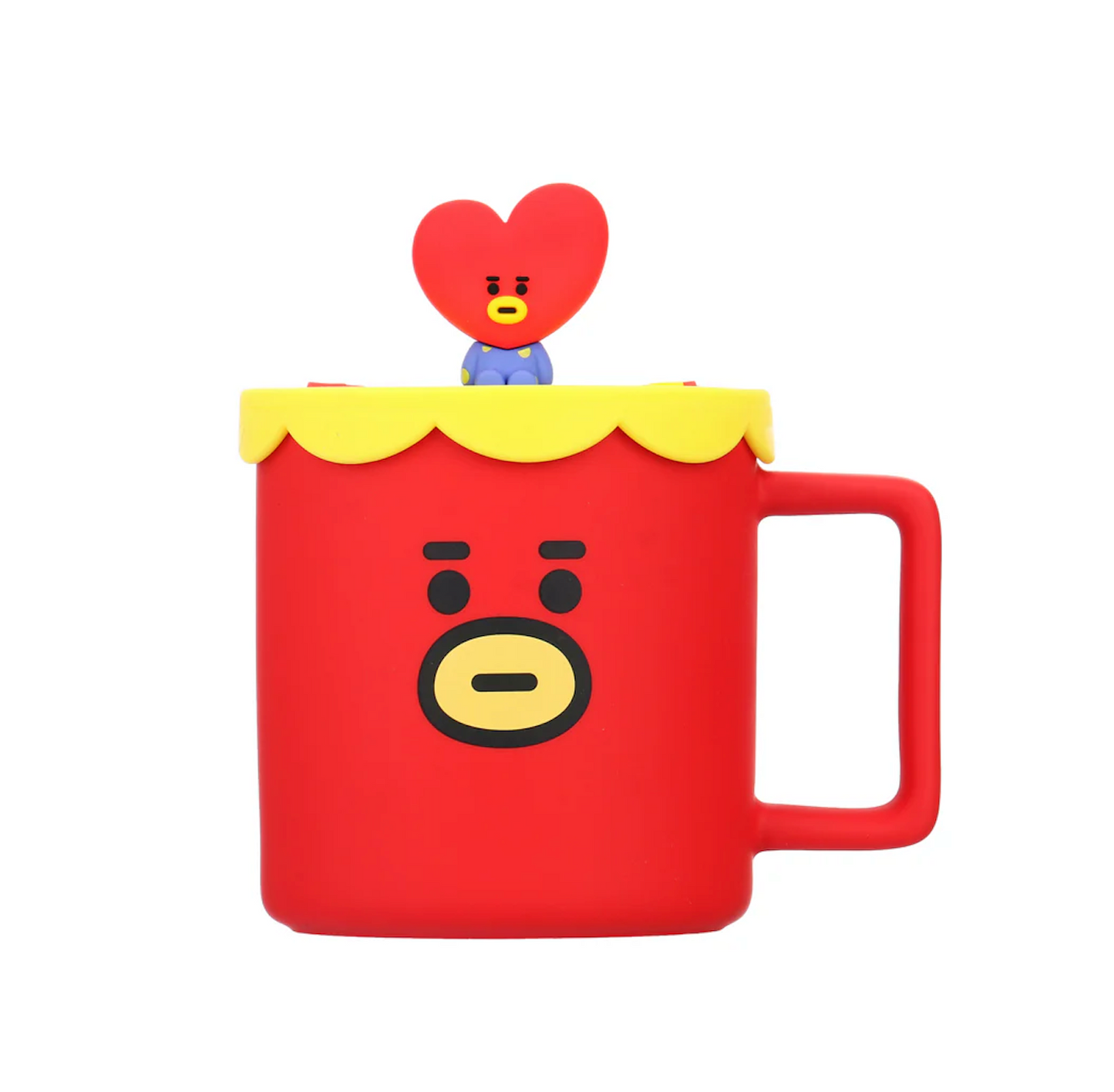 Miniso BT21 Collection Ceramic Cup with Silicone Lid (425mL)(TATA)