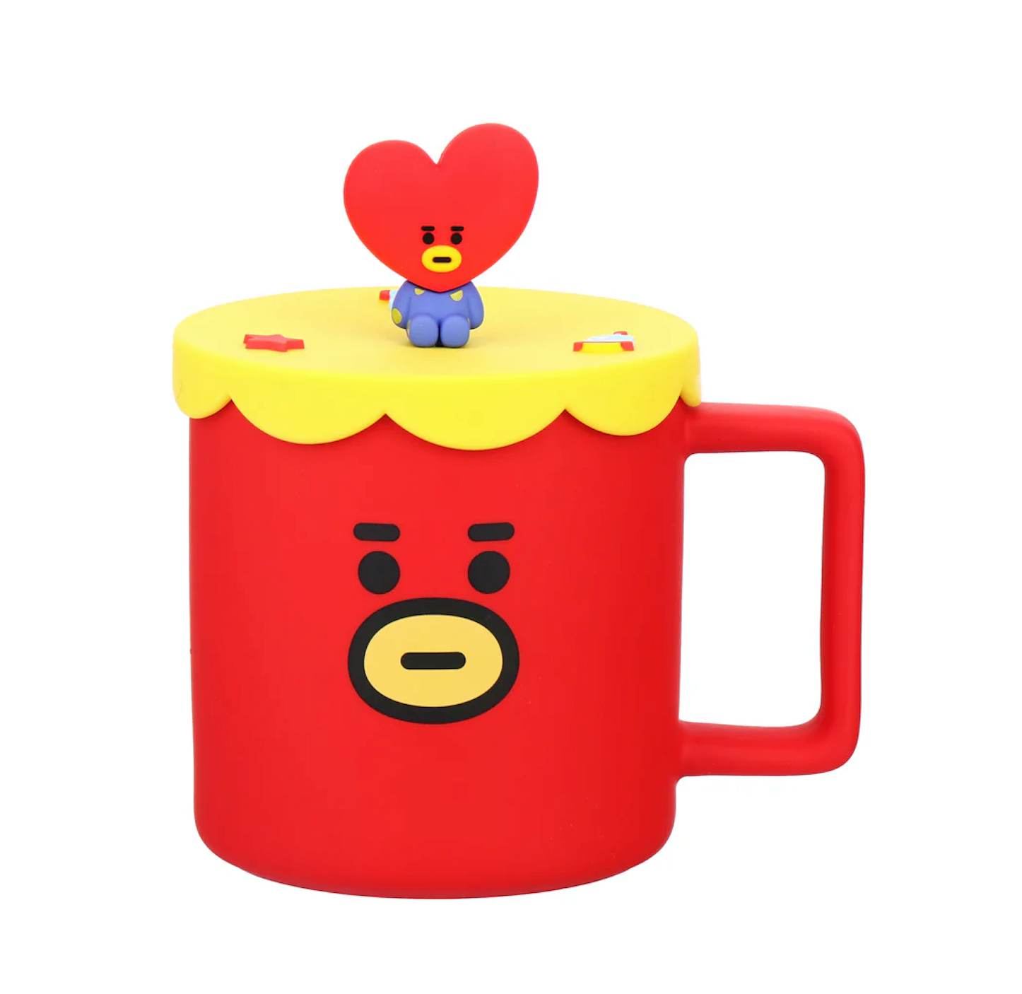 Miniso BT21 Collection Ceramic Cup with Silicone Lid (425mL)(TATA)