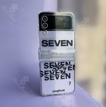 Tsuvishop BTS Jungkook Seven Phone case Samsung Galaxy Z flip 3 / 4 / 5 