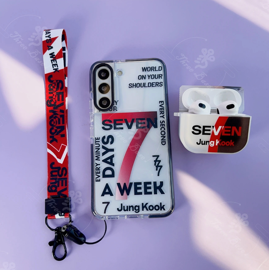 BTS Jungkook Seven Phone Case Jungkook phonecase bts army fans gift for bts iPhone Samsung case for bts jungkook keychain lanyard jungkook
