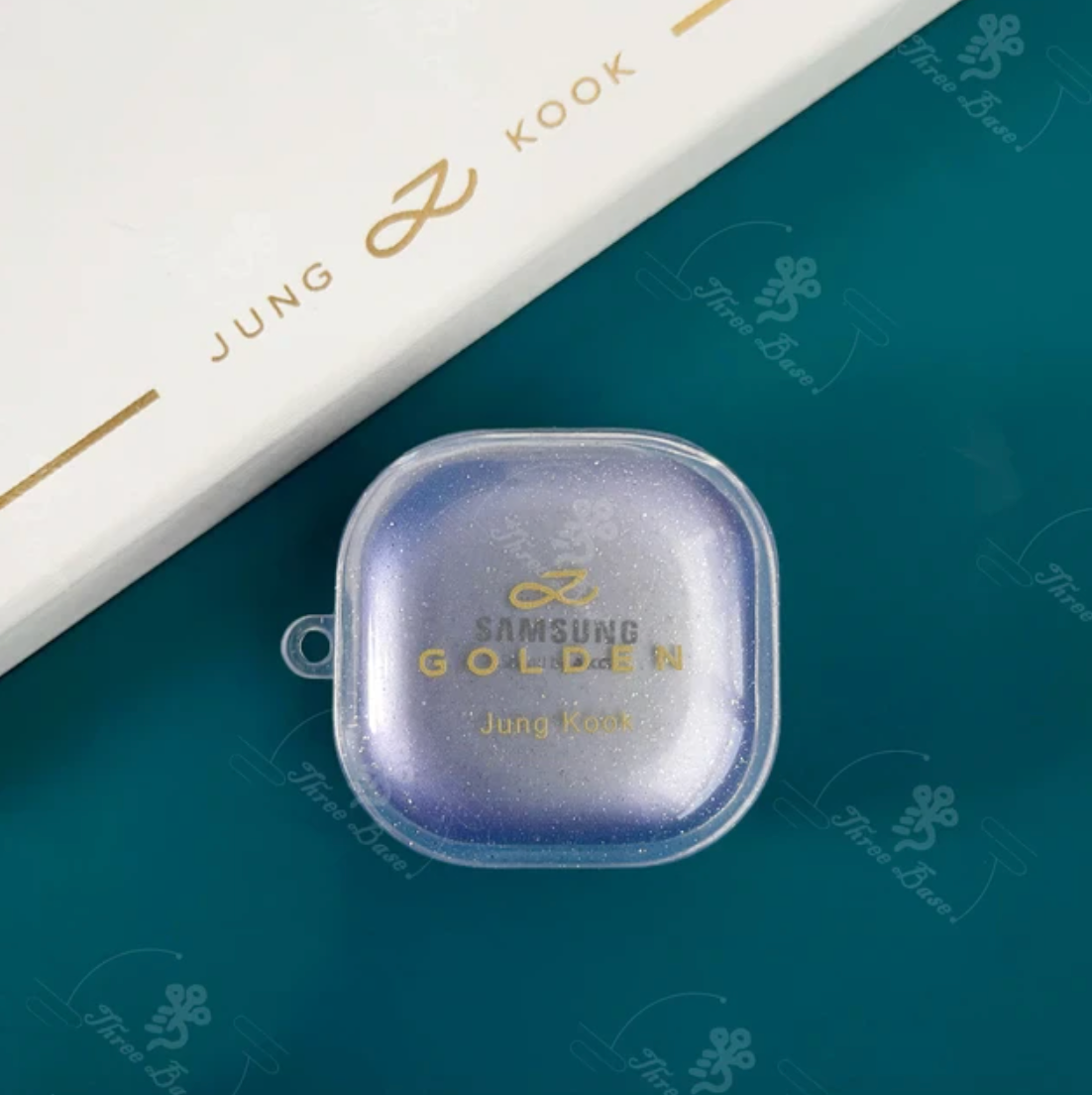 Tsuvishop BTS Jungkook golden samsung buds case bts fan gift kpop earphone Case bts jungkook phone case for iphone airpods samsung keychain