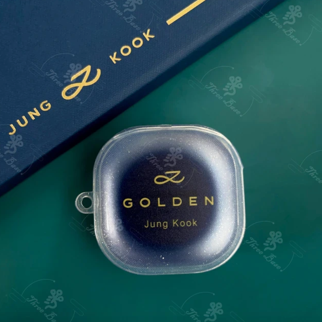 Tsuvishop BTS Jungkook golden samsung buds case bts fan gift kpop earphone Case bts jungkook phone case for iphone airpods samsung keychain