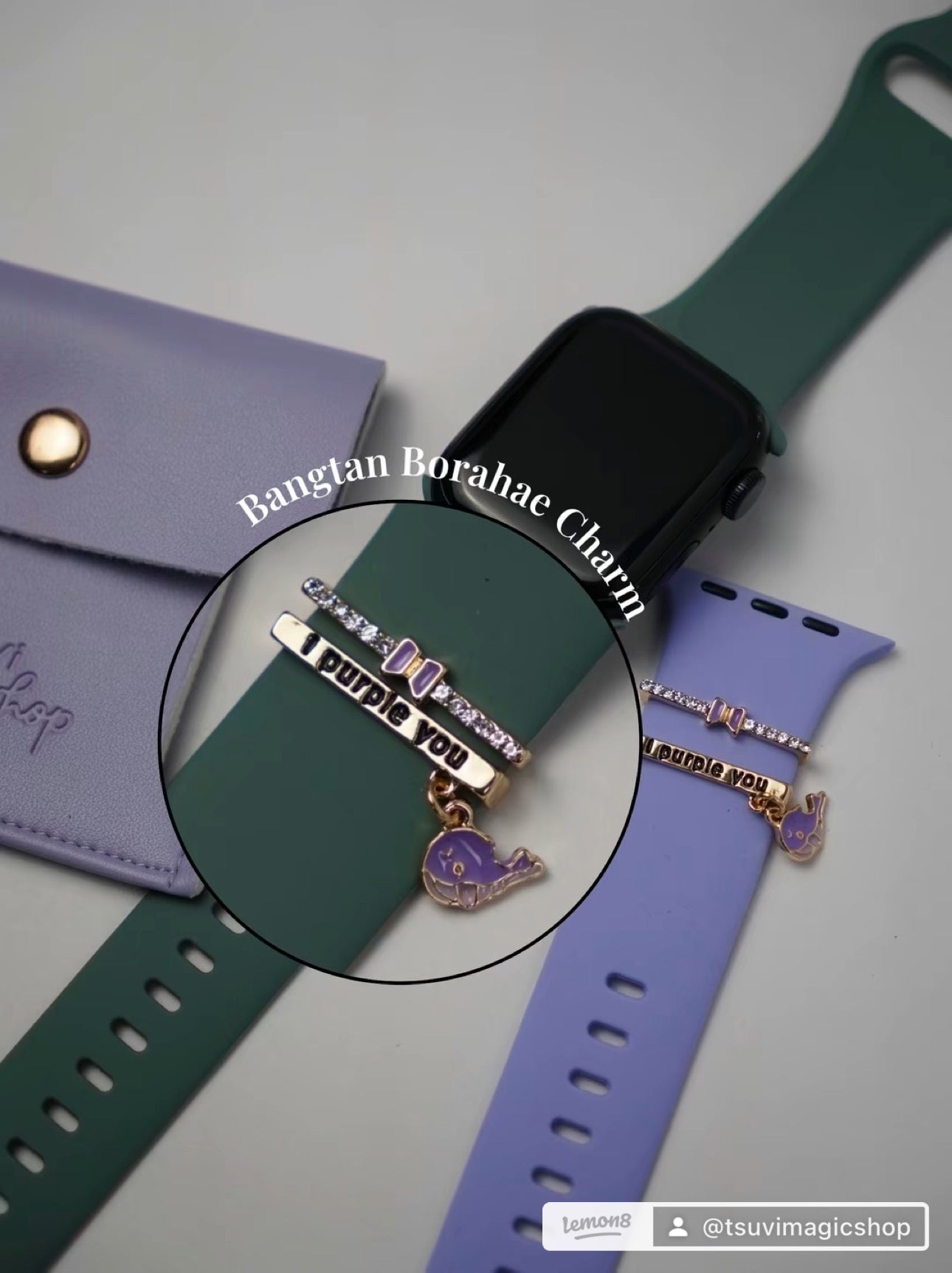 Tsuvishop bts borahae watch charms lemon8 blog post kpop business