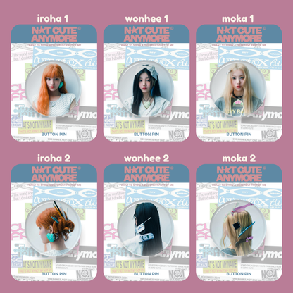 illit not so cute button pins tsuvishop kpop merch store