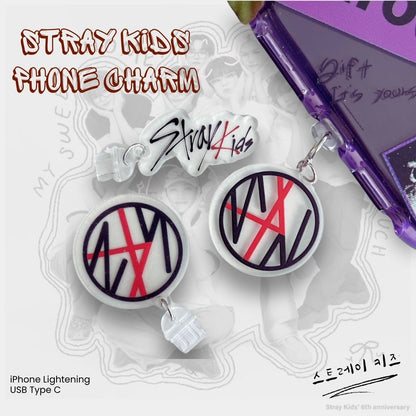 kpop straykids charms phone charm dust plug tsuvishop