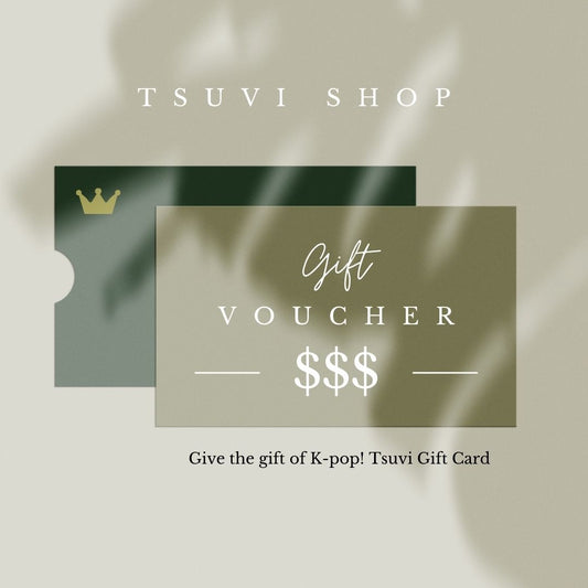 tsuvishop kpop gift card