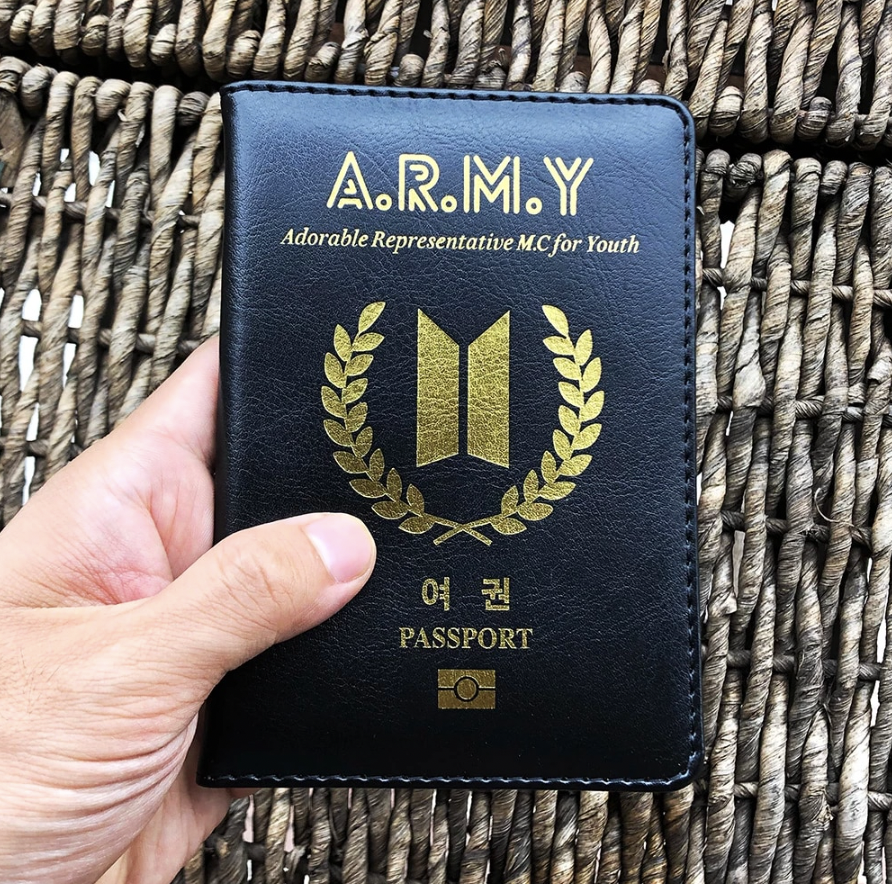 BTS Army Travel Passport Holder - TsuviShop Kpop store