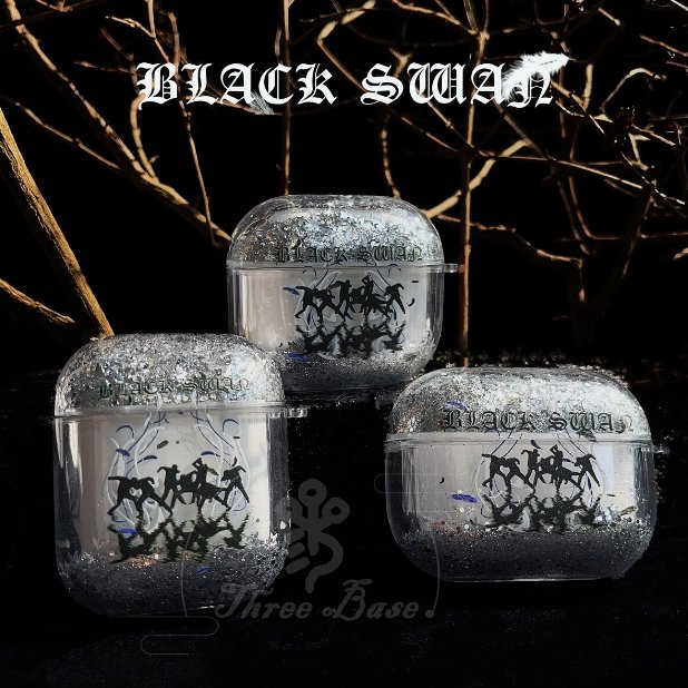 BTS BlackSwan Glitter Airpod Case & Samsung Bud - Tsuvishop Shop Kpop